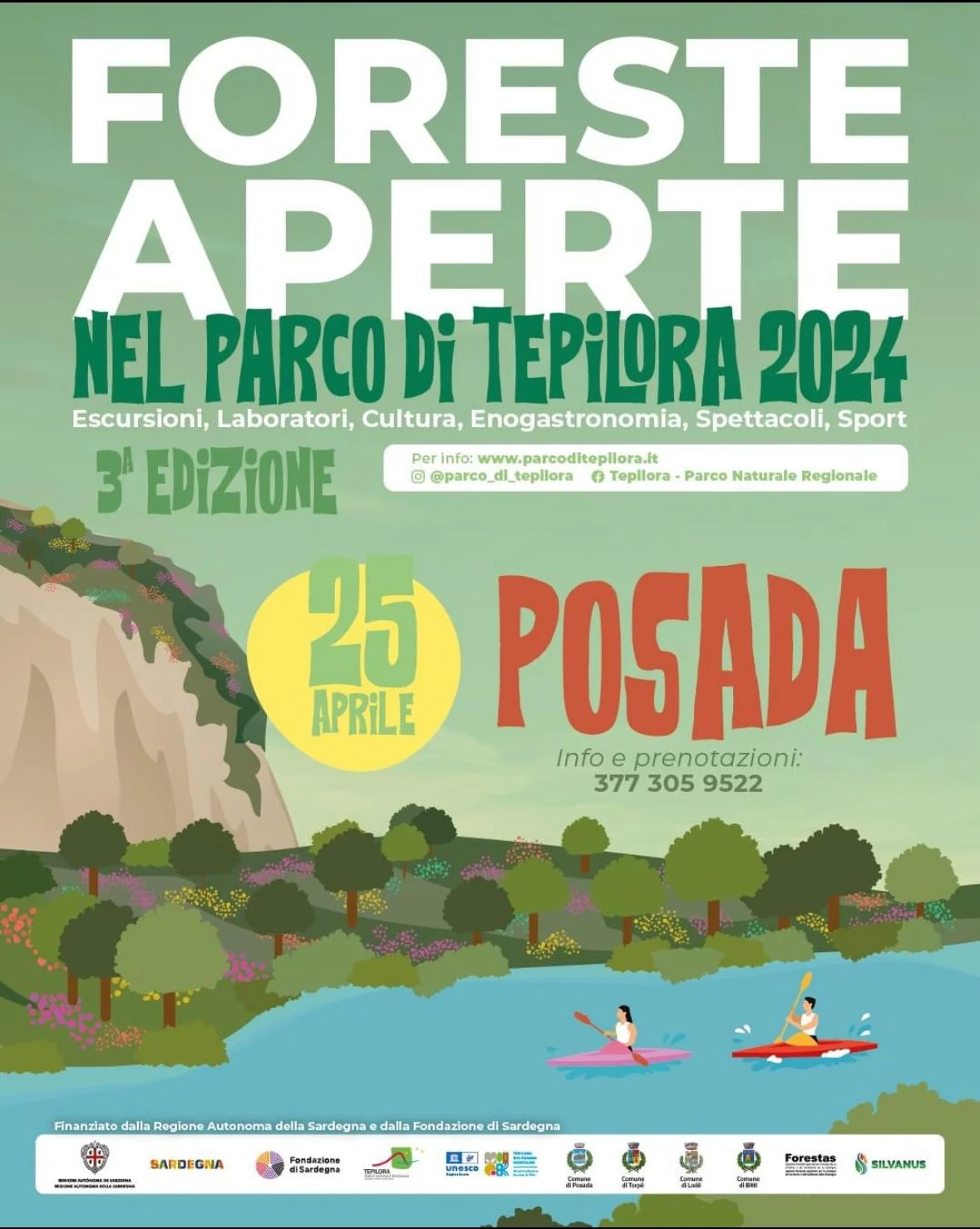 Foreste Aperte nel Parco di Tepilora 2024